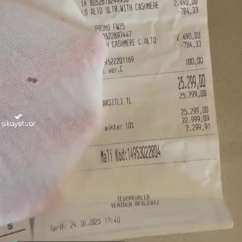 Intimissimi Kullanılmamış Ve Hatalı Ürün