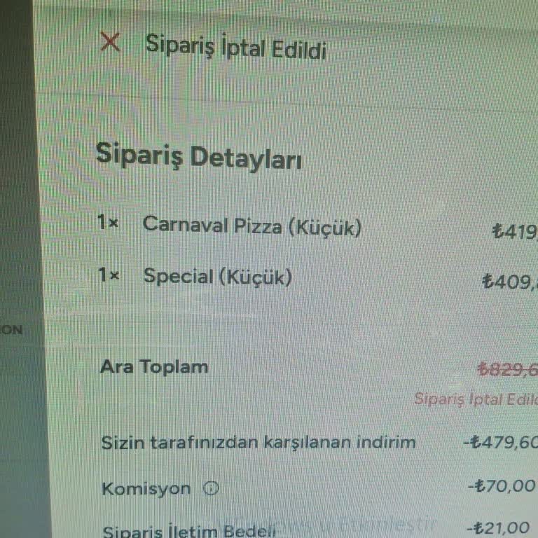 İptal Edilen Siparişin Ücreti İade Edilmedi, Yanlış Teslimat Kaydı