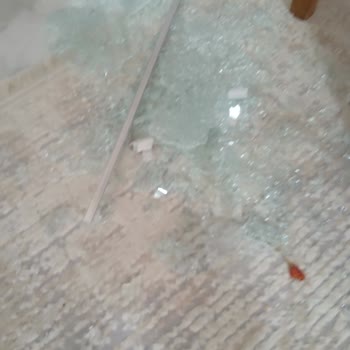 Siemens Buzdolabı Cam Rafı Temizlik Sırasında Tehlikeli Şekilde Kırıldı