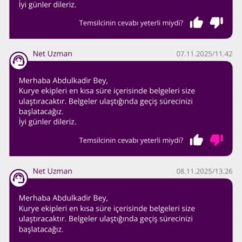 TurkNet Başvurumda Belgeler Ve Bağlantı Sürecinde Süregelen Gecikme