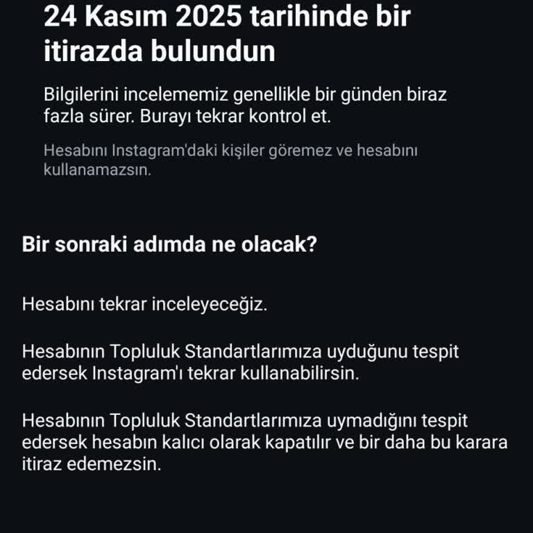 Instagram Hesabım Doğum Tarihi Uyuşmazlığı Nedeniyle Askıya Alındı
