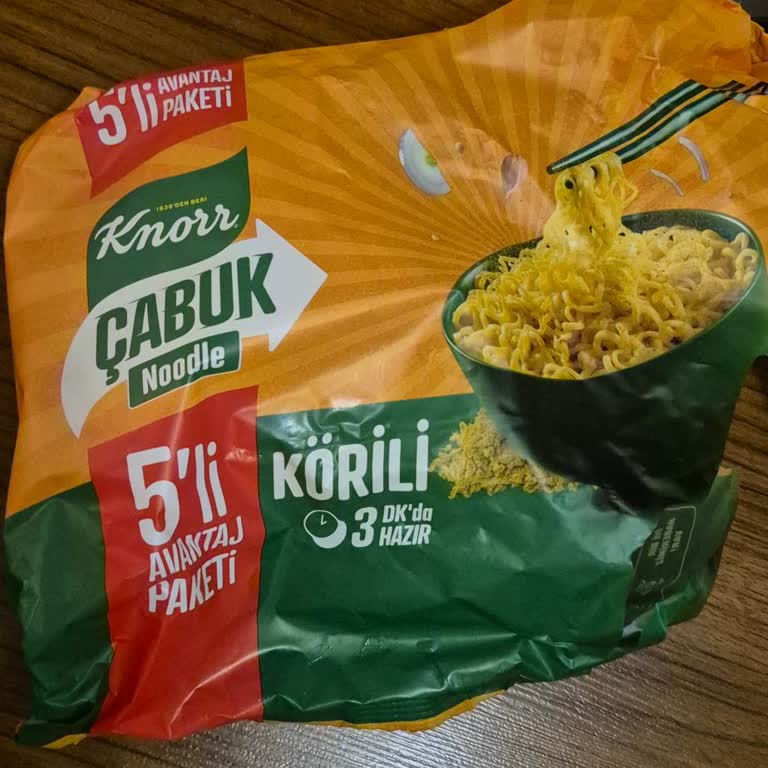 Knorr Körili Noodle'da Kötü Tat Ve Koku Nedeniyle Sağlık Endişesi Yaşadık