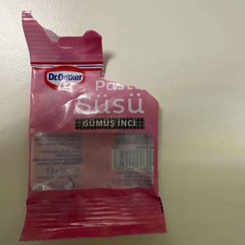 Dr. Oetker Pasta Süsü Gümüş İnci Pastamı Mahvetti, Hayal Kırıklığı Yaşadım