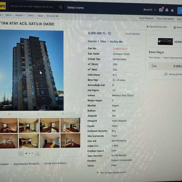 İzinsiz Olarak Satışa Konulan Dairem Ve Sahibinden.com'un Yetersiz Yaklaşımı