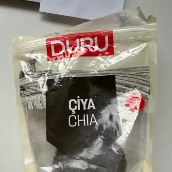 Chia Tohumlu İçecekte Taş Benzeri Yabancı Maddeyle Karşılaştım