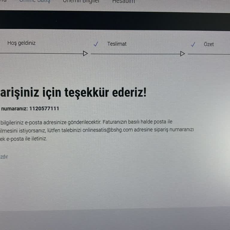 Bosch Buzdolabı Teslimatı 8 Gündür Yapılmıyor İletişim Yok