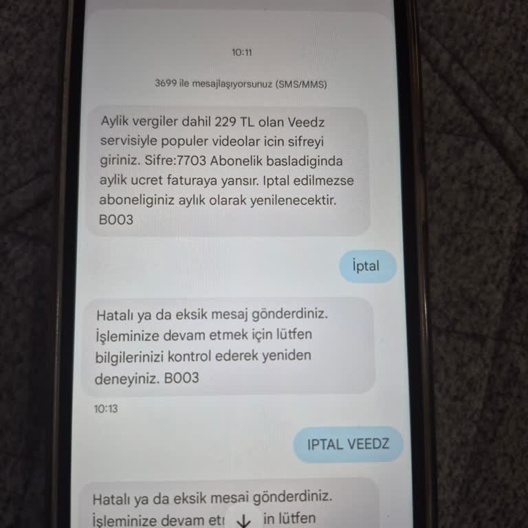 İzinsiz Başlatılan Abonelik Ve İptal Sorunu