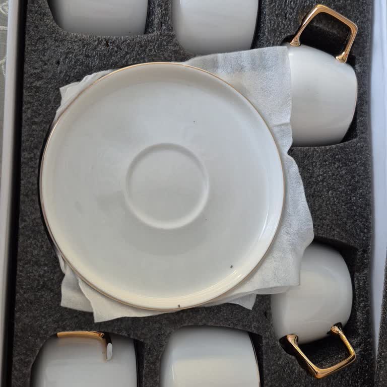 Karaca Züccaciye Kırık Gelen Kahve Fincan Takımı!