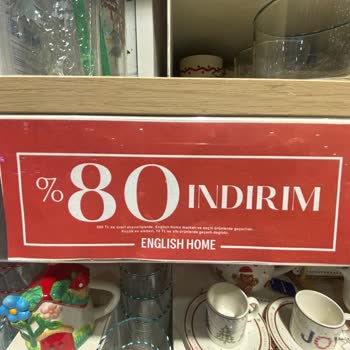 English Home Espark AVM'de İndirimli Ürünlerde Gerçekçi Olmayan Fiyatlandırma