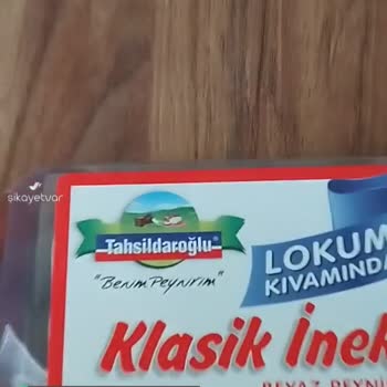 Tahsildaroğlu Klasik İnek Peyniri Çok Kötü Kokuyor!
