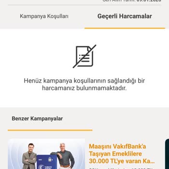 VakıfBank Araç Bakım Kampanyasında POS Kodu Mağduriyeti