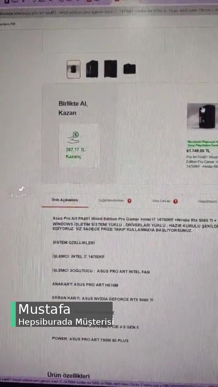 Hepsiburada Farklı Özelliklerde Gelen Cihaz! videonun kapak resmi