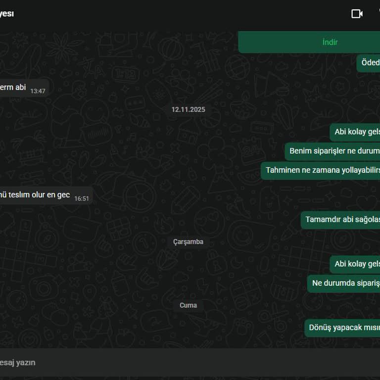 Varil Atölyesi Siparişim Teslim Edilmedi Mesajlarıma Cevap Verilmiyor