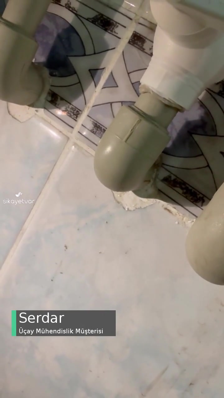 Üçay Mühendislik Yanlış Montaj Sonrası Su Kaçağı videonun kapak resmi