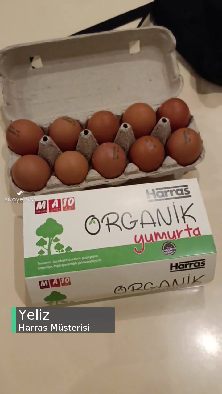 Harras Markalı Organik Yumurta Hüsranı! videonun kapak resmi