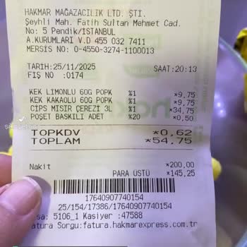 Çerezza Cipsten Bilinmeyen Bir Cisim Çıktı!