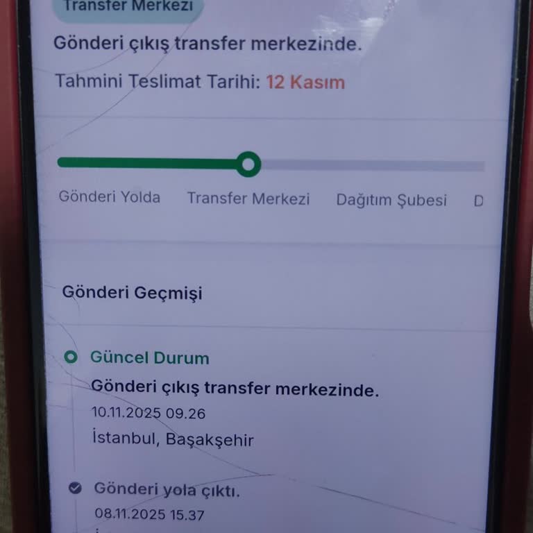 Aras Kargo Gönderimim Günlerdir Transfer Merkezinde Bekliyor