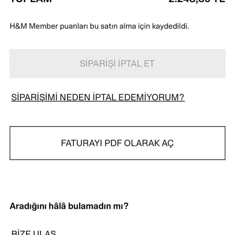 Online Sipariş İptal Edilemiyor, Müşteri Hizmetlerine Ulaşılamıyor
