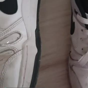 FLO'dan Alınan Nike Ayakkabı Deforme Oldu, FLO Mağazası Değişim Yapmadı