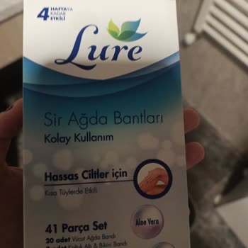 Lure Sir Ağda Bantları Yüzümde Ve Koltuk Altımda Yanık Oluşturdu, Mağduriyetimin Giderilmesini Talep Ediyorum
