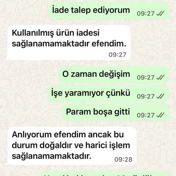 Sıcak Tutmayan Termos Ve İade Talebim Cevapsız Kaldı
