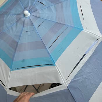 Kısa Sürede Kullanılamaz Hale Gelen Plaj Şemsiyesi Ve Koçtaş'tan Yanıtsız Kalan Destek Talebi