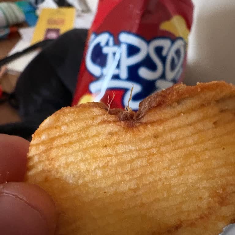 Cipsin İçinden Çıkan Yabancı Madde Sağlığımı Tehdit Etti