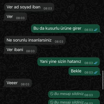Satıcıdan İade Talebime Karşı Olumsuz Ve Kaba Yaklaşım Yaşadım