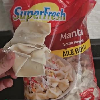 Superfresh Mantı Güzel Diye Aldık Ancak Bu Kadar Fiyasko Olur!