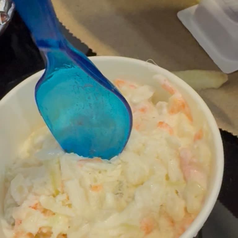 Popeyes'ten Gelen Donuk Coleslaw Hijyen Ve Kaliteyi Olumsuz Etkiledi