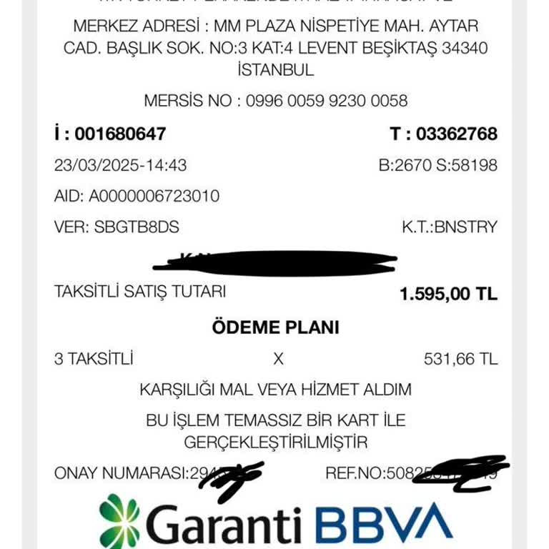 Zara Alışveriş Fişim Sisteme Yansımadı Mağduriyetim Giderilmiyor