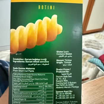 Pastavilla Makarnanın İçinden Kıl Çıktı!