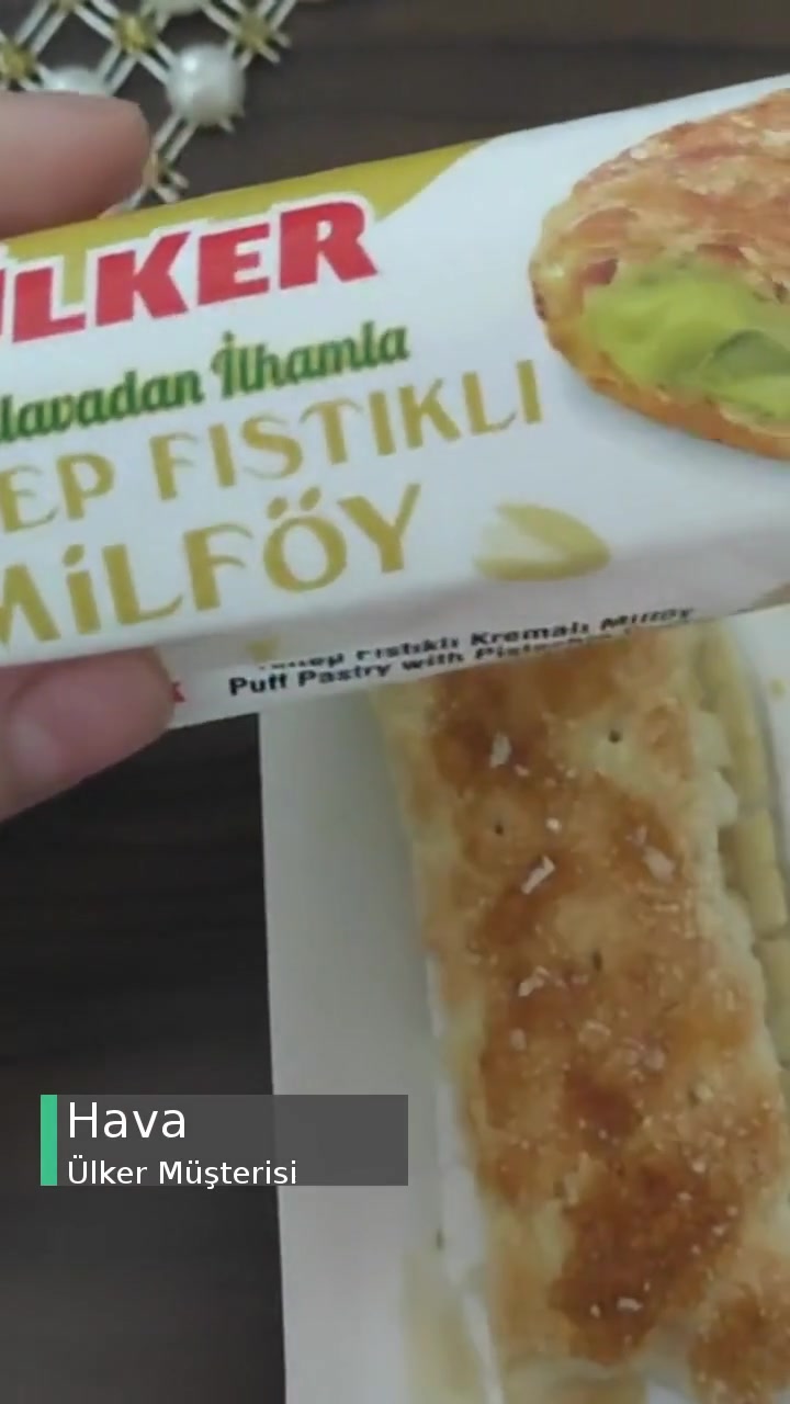Ülker Antep Fıstıklı Milföy Atıştırmalığı Şikayeti videonun kapak resmi