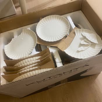 Kırık Gelen Tabaklar İçin Değişim Talebi