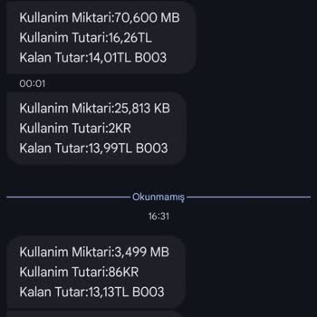 WhatsApp Ek Paketinden Sonra Bakiyem Haksız Yere Azaldı