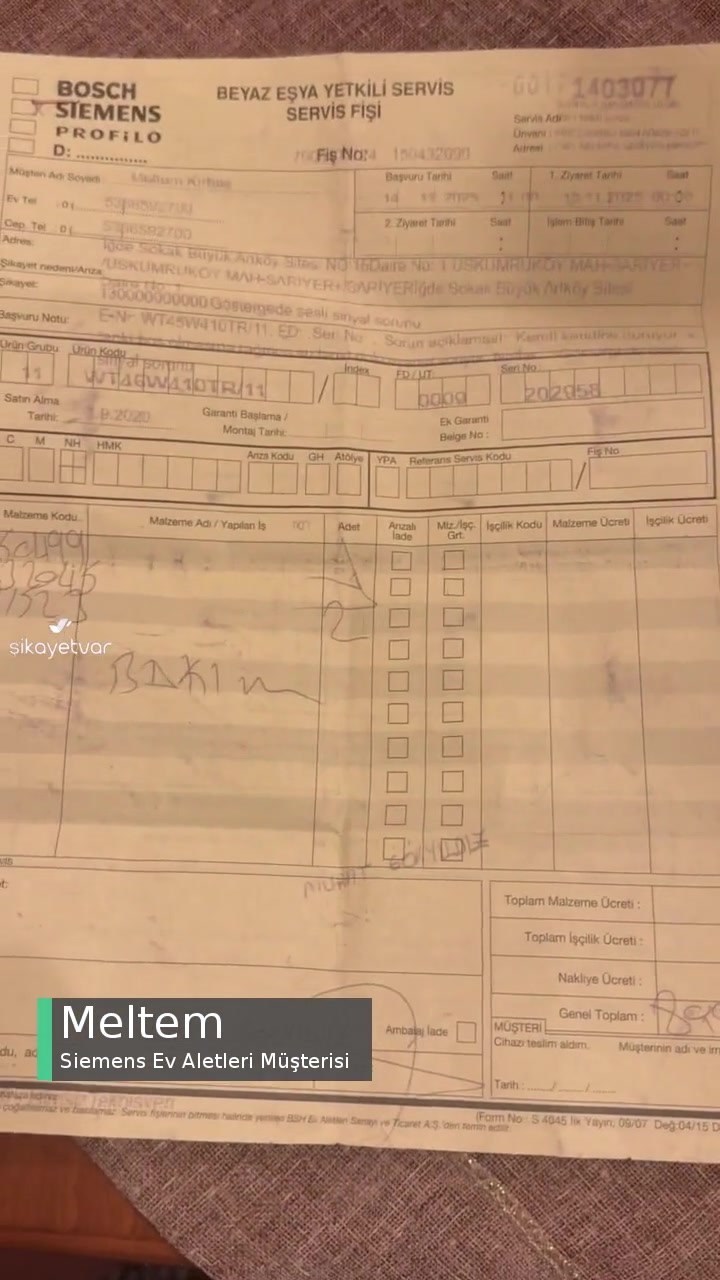 Siemens IQ500 Kurutma Makinesi Bakımı 8000 TL! videonun kapak resmi