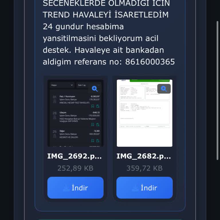 GrandPashaBet Yatırdığım 69.000 TL Hesabıma Geçmedi, Mağduriyetim Giderilsin!
