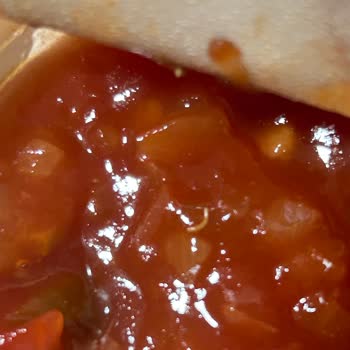 Cips Salsa Sosun İçinden Kurt Benzeri Madde Çıktı, Sağlığım Tehlikeye Girdi