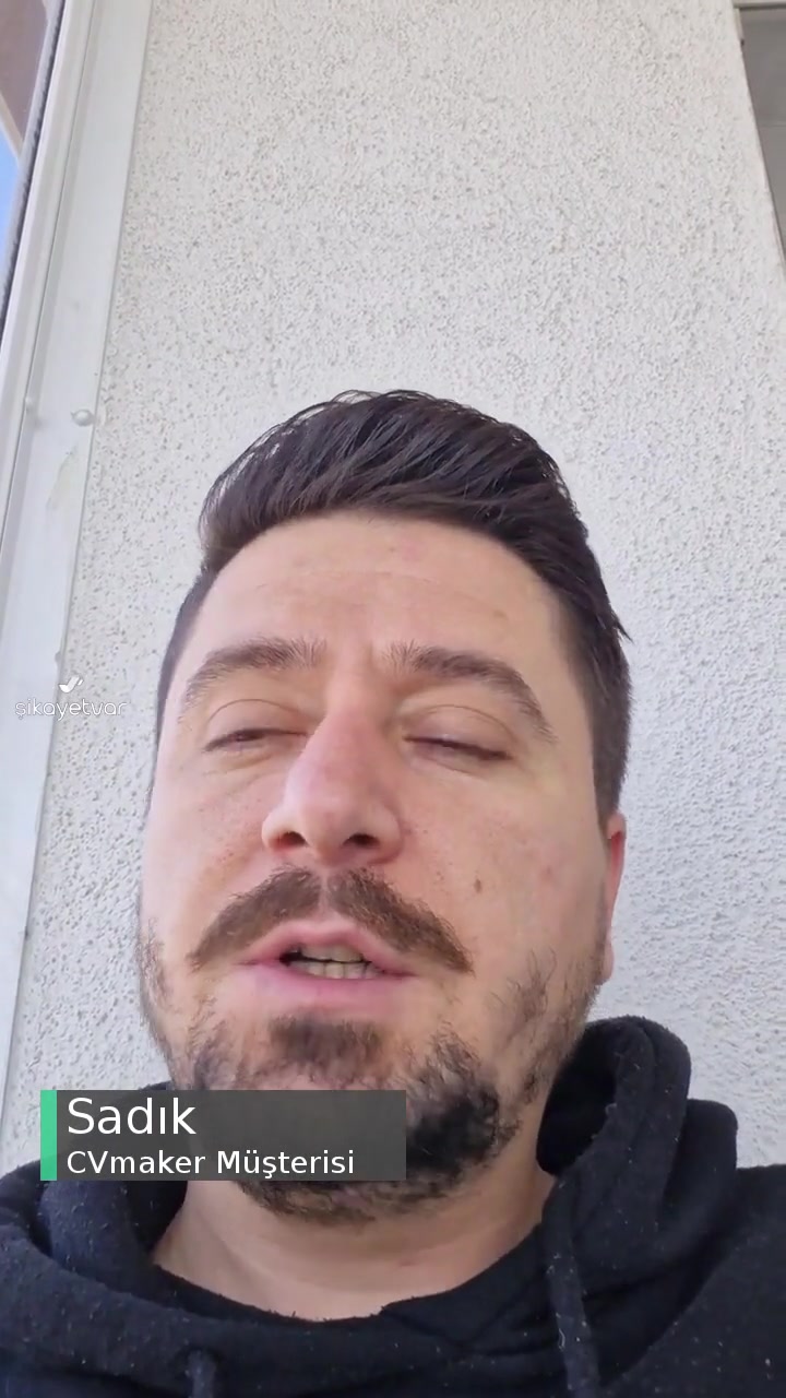 CV Maker Habersiz Çekim Yapılması! videonun kapak resmi