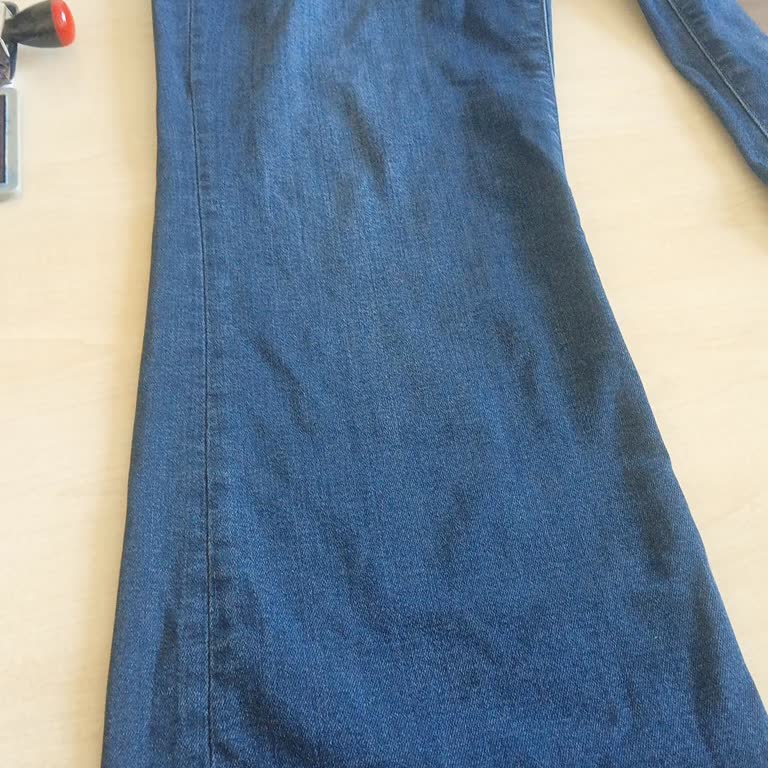 Mavi Kot Pantolonun Dikiş Hatası Ve Değişim Talebi