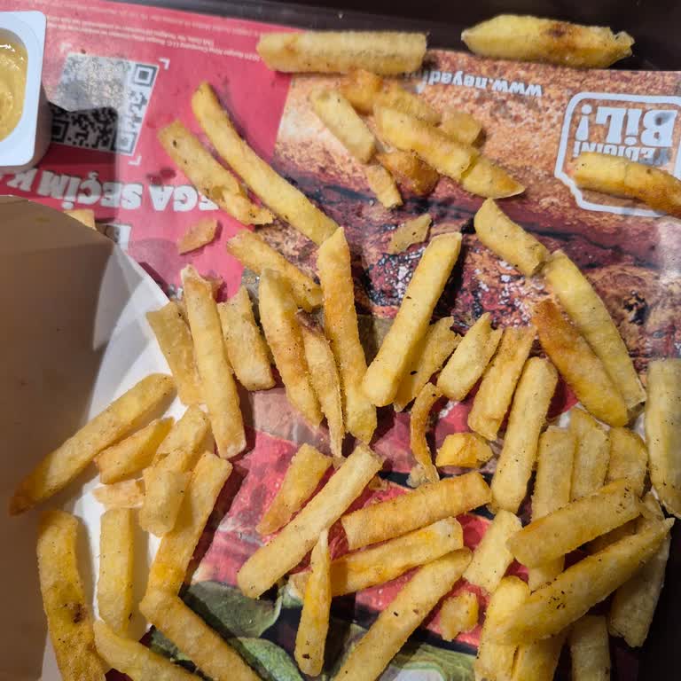 Burger King Elbistan'da Patatesler Sürekli Kırıntı Ve Kalitesiz Geliyor