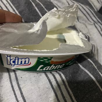 Tarihi Geçmemiş İçim Labne Peynirde Küf Ve Bozulma Şoku