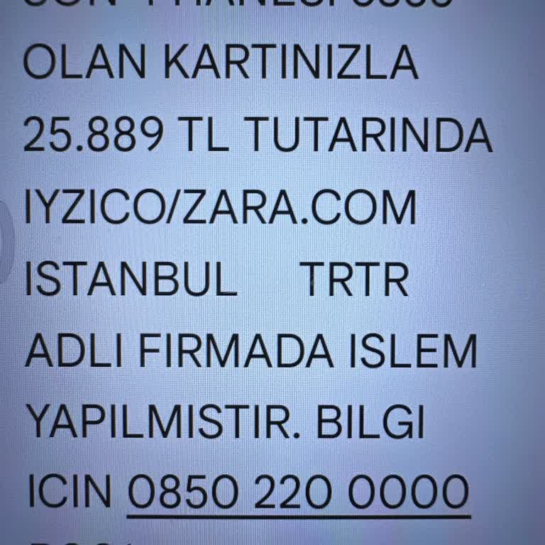 İzinsiz Kredi Kartı Kullanımıyla Gerçekleşen Yüksek Tutarda Alışveriş Ve İade Talebi