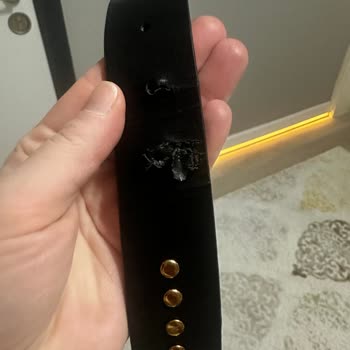 Kısa Sürede Deforme Olan Kemer İçin İade Veya Değişim Talebi