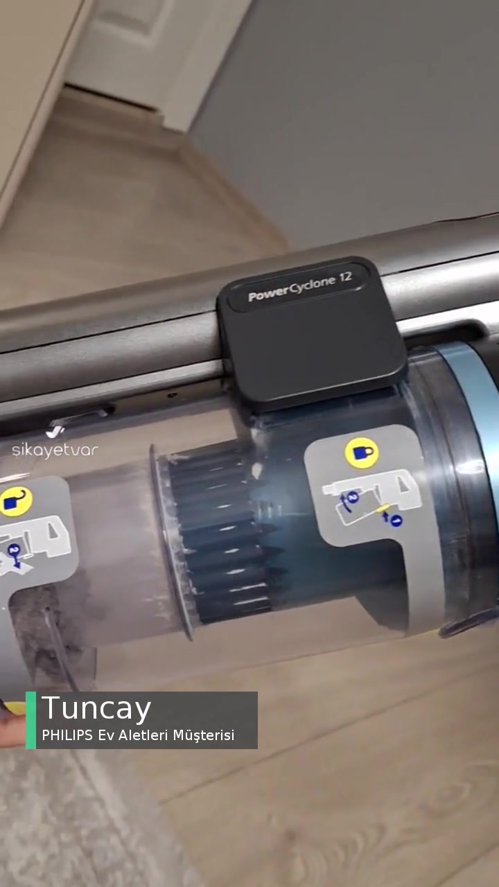 Philips Şarjlı 8057Süpürge Boru Bağlantı Yerinin Kısa Sürede Kırılması! videonun kapak resmi