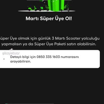 Martı Tag Sürücü Üyelik Sorunu