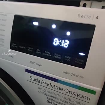 Bosch Serie 4 Çamaşır Makinesi Sıkma Sorunu