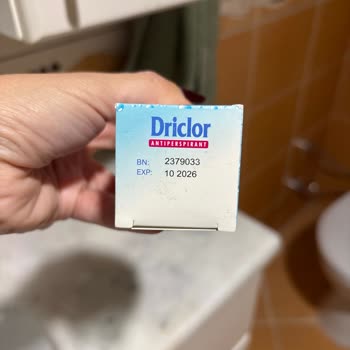 Driclor'un Etkisi Tamamen Kayboldu, Açıklama Bekliyorum