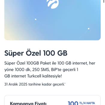 Kampanya Paketi Tanımlanmadı, Mağduriyetimin Giderilmesini Talep Ediyorum