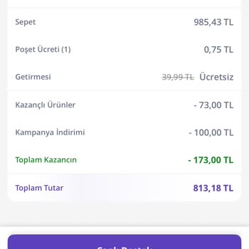 Teslim Edilmeyen Siparişe Sessiz Kalan Getir